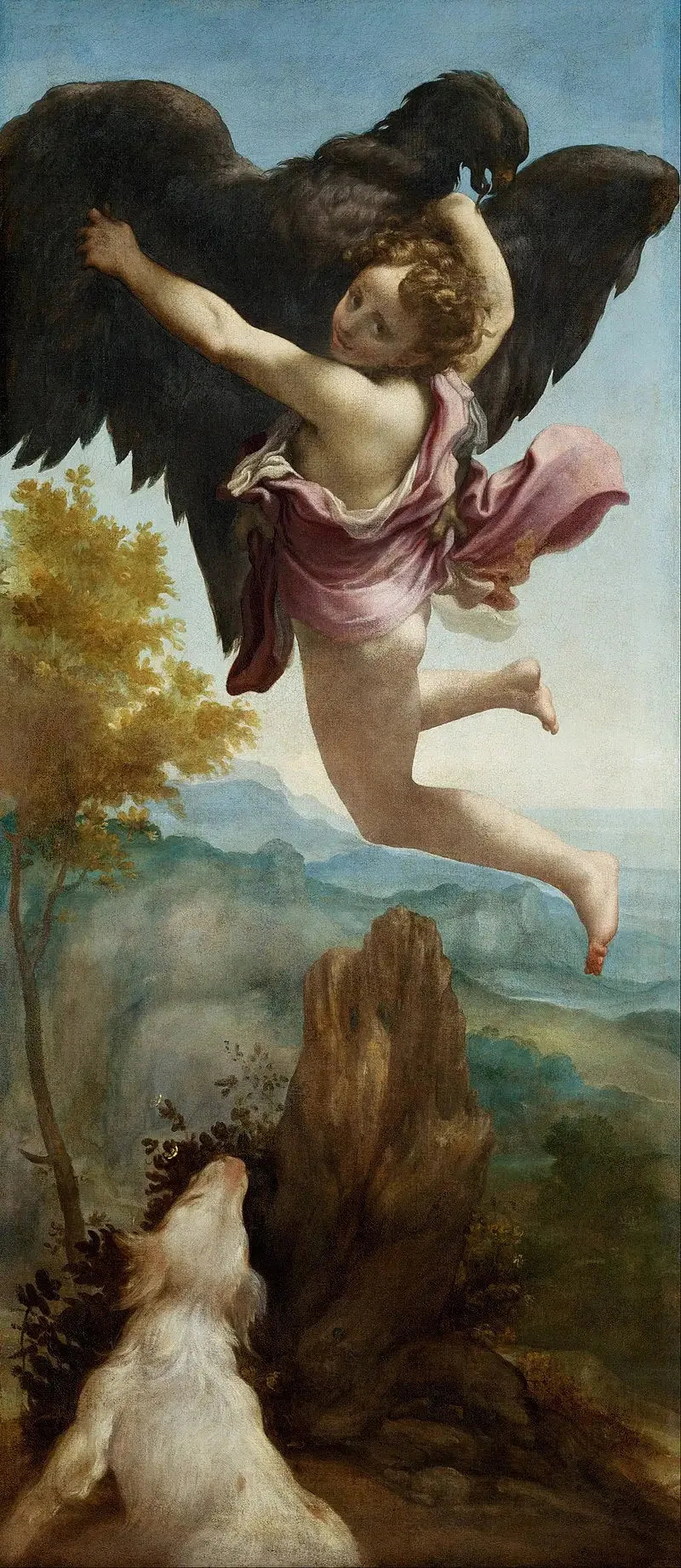 גנימד הַגַנָּבָה - אנטוניו דה קורג'יו