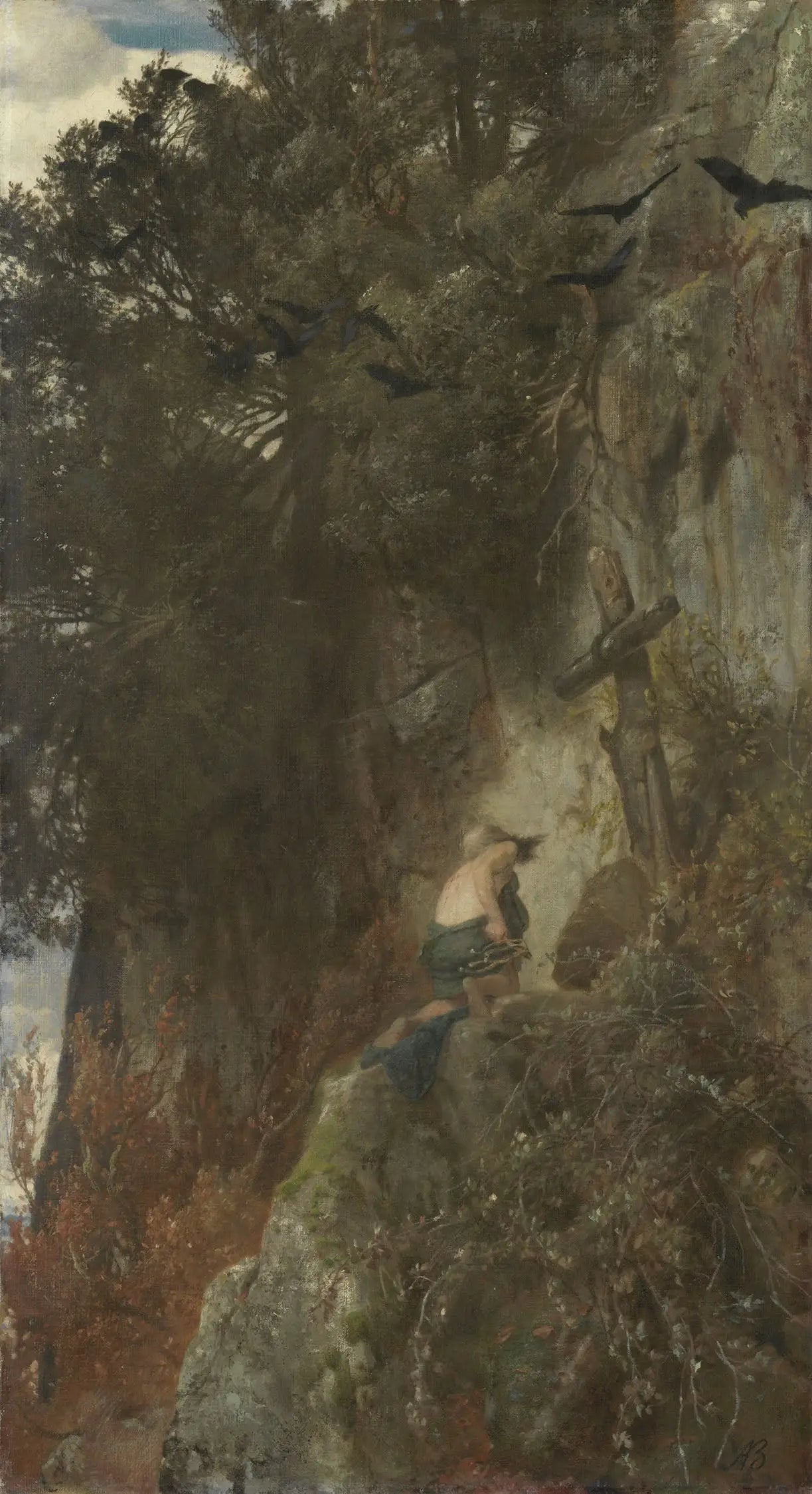 L’ermite - Arnold Böcklin - Alpha Reproduction