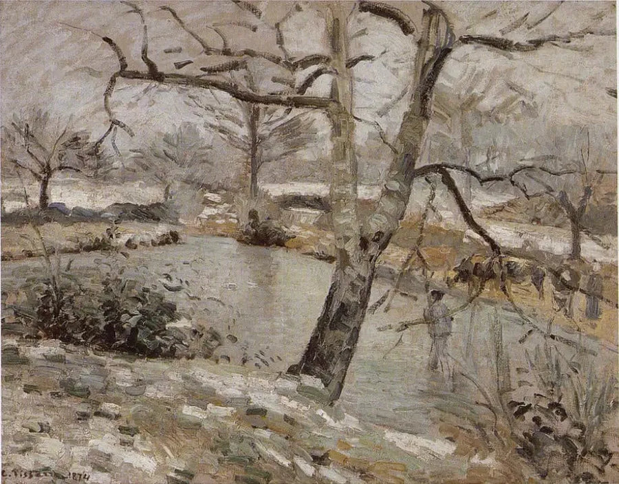 האגם של מונטפוקו, אפקט חורף - קמיל פיסארו