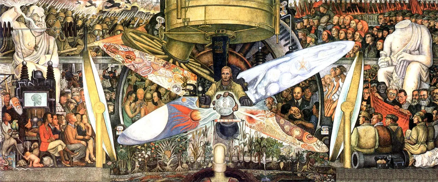 L’homme contrôleur de l’univers - Diego Rivera - Alpha Reproduction