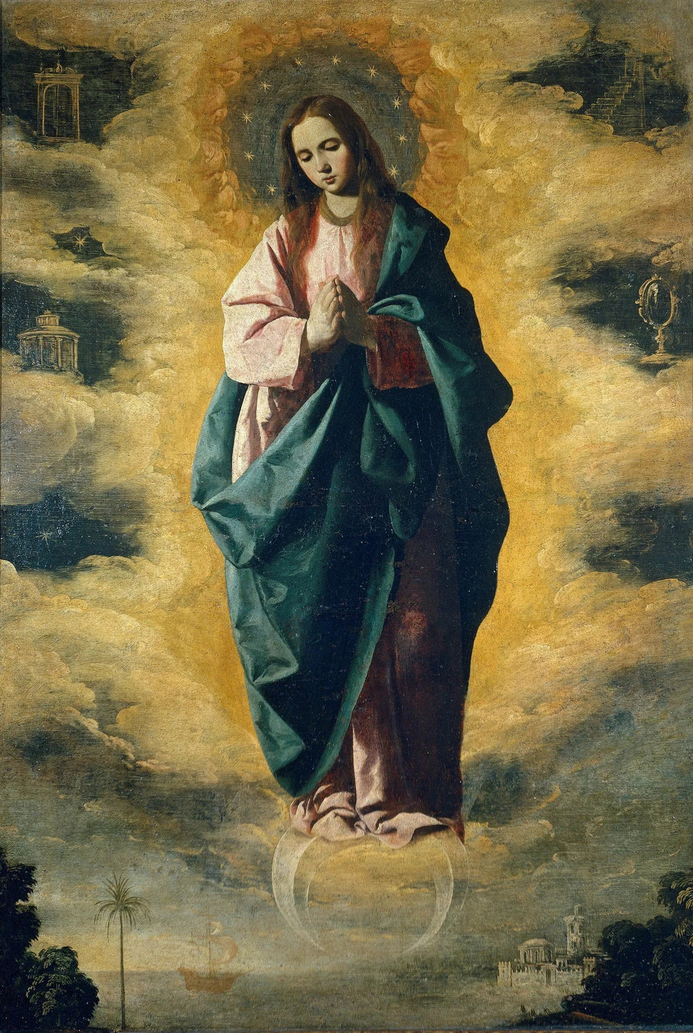 L'Immaculée Conception - Francisco de Zurbarán image 1 reproduction de peinture à l’huile