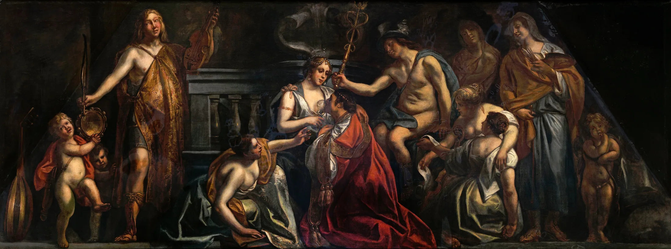 L'industrie et le commerce favorisent l'épanouissement de l'art - Jacob Jordaens image 1 tableau peint à l’huile sur toile