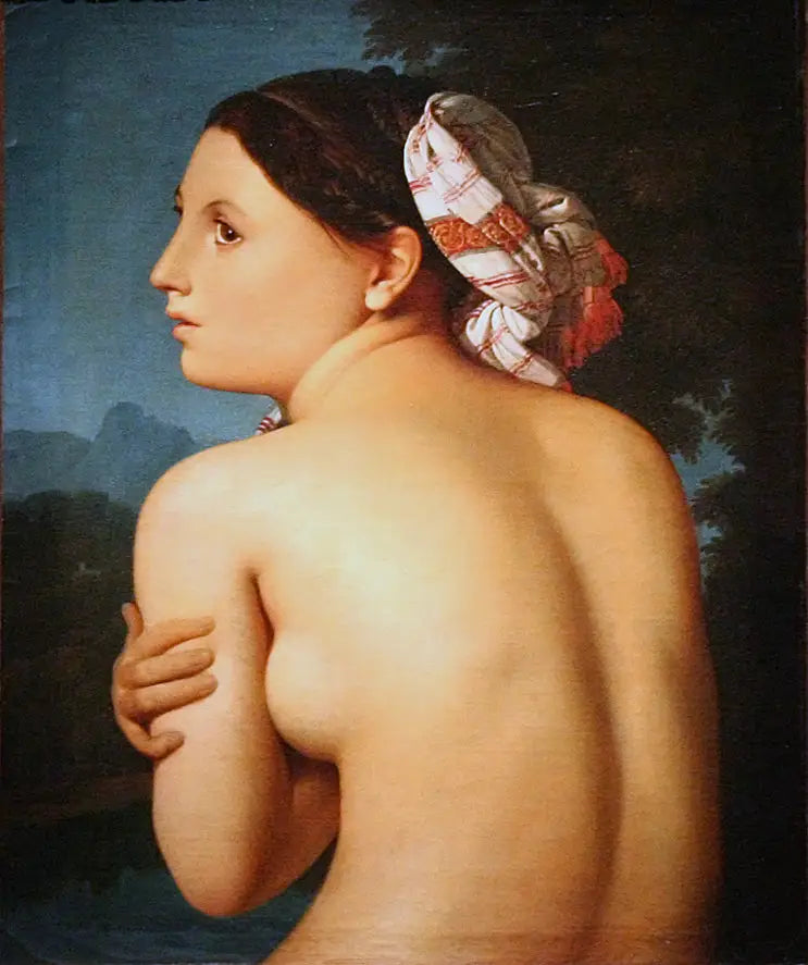 La Baigneuse à mi-corps - Jean-Auguste-Dominique Ingres image 1 reproduction réalisée par Alpha Reproduction