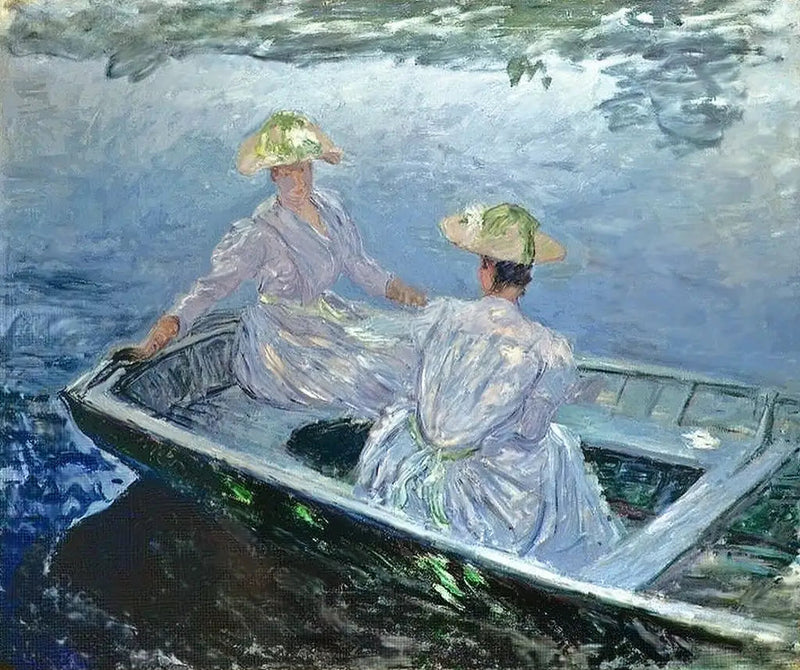 הסירה הכחולה - Claude Monet