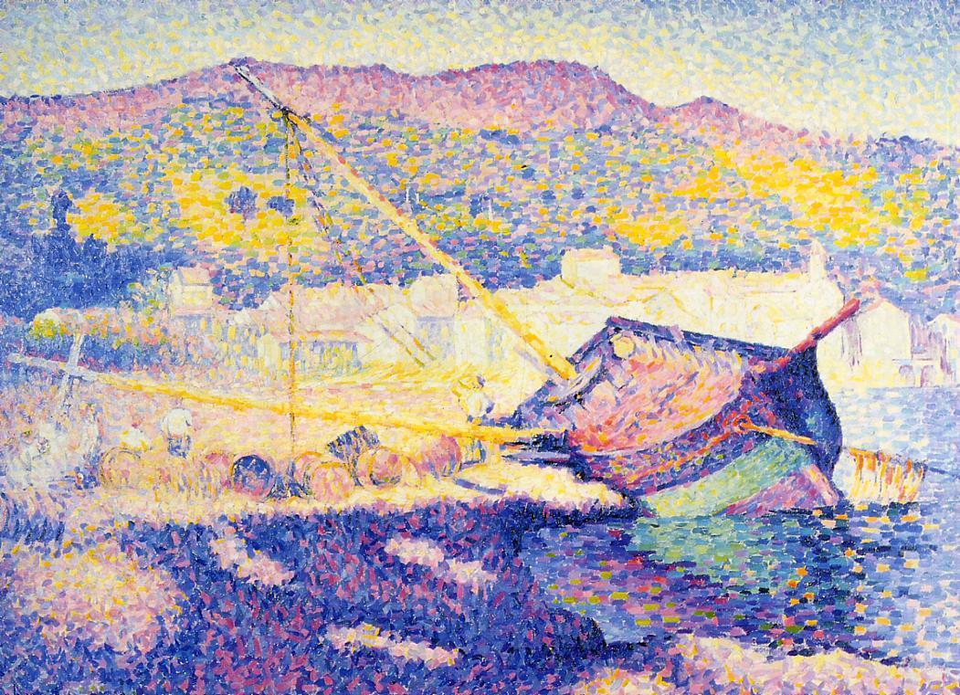 La barque bleue - Henri-Edmond Cross - Alpha Reproduction