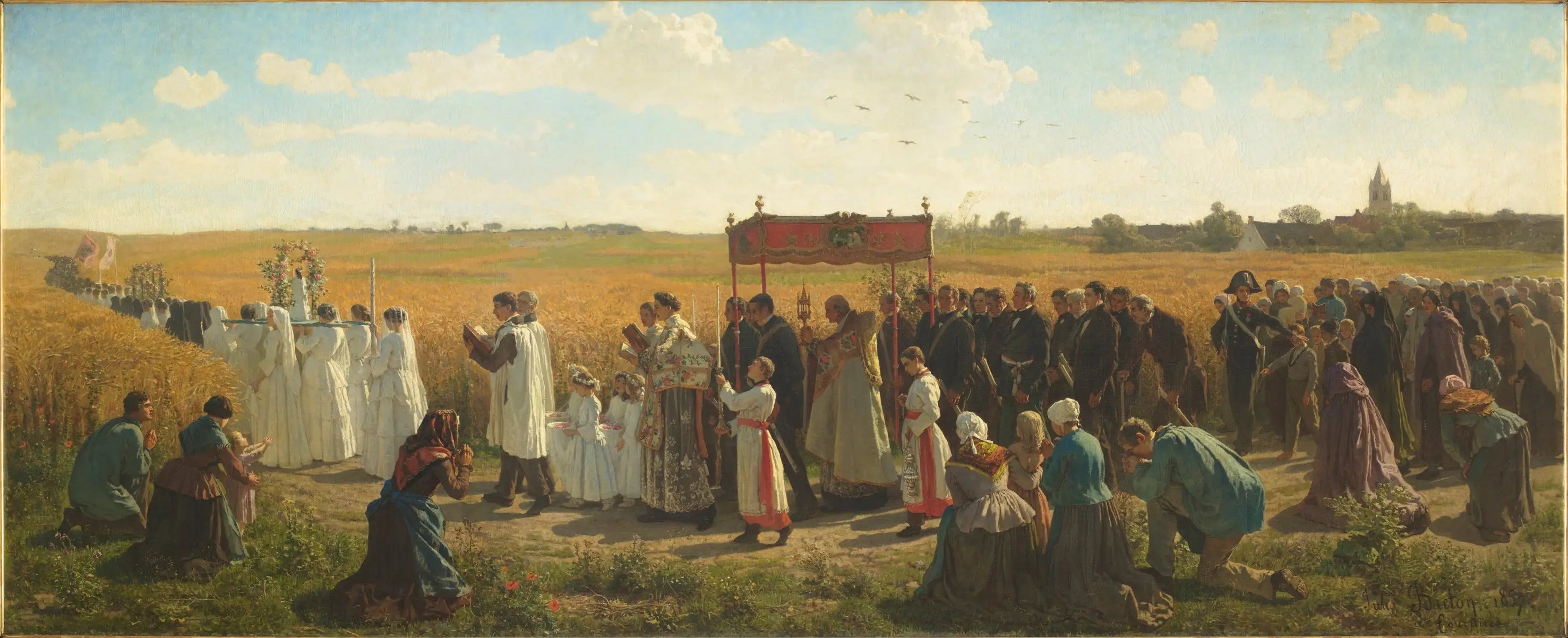 La Bénédiction des blés en Artois - Jules Breton - Alpha Reproduction