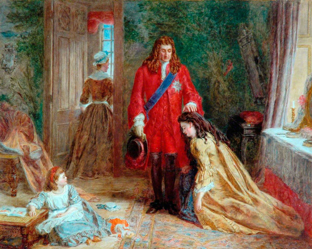 La bénédiction du duc - William Powell Frith image 1 reproduction de peinture à l’huile