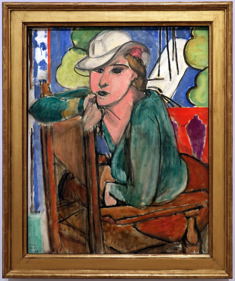 השמלה הירוקה - אנרי מאטיס