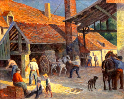 La Briqueterie - Maximilien Luce - Alpha Reproduction