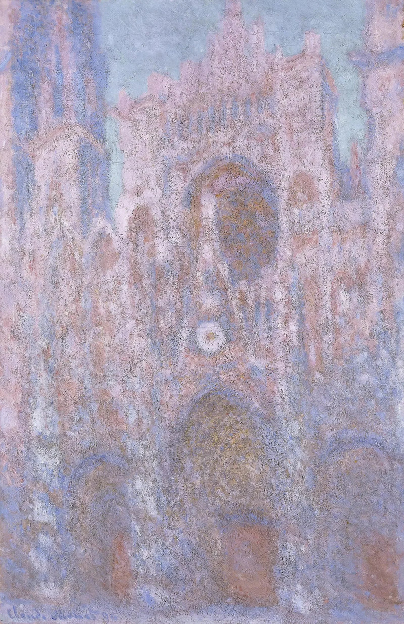 קתדרלת רואן, סימפוניה באפור וורוד - Claude Monet