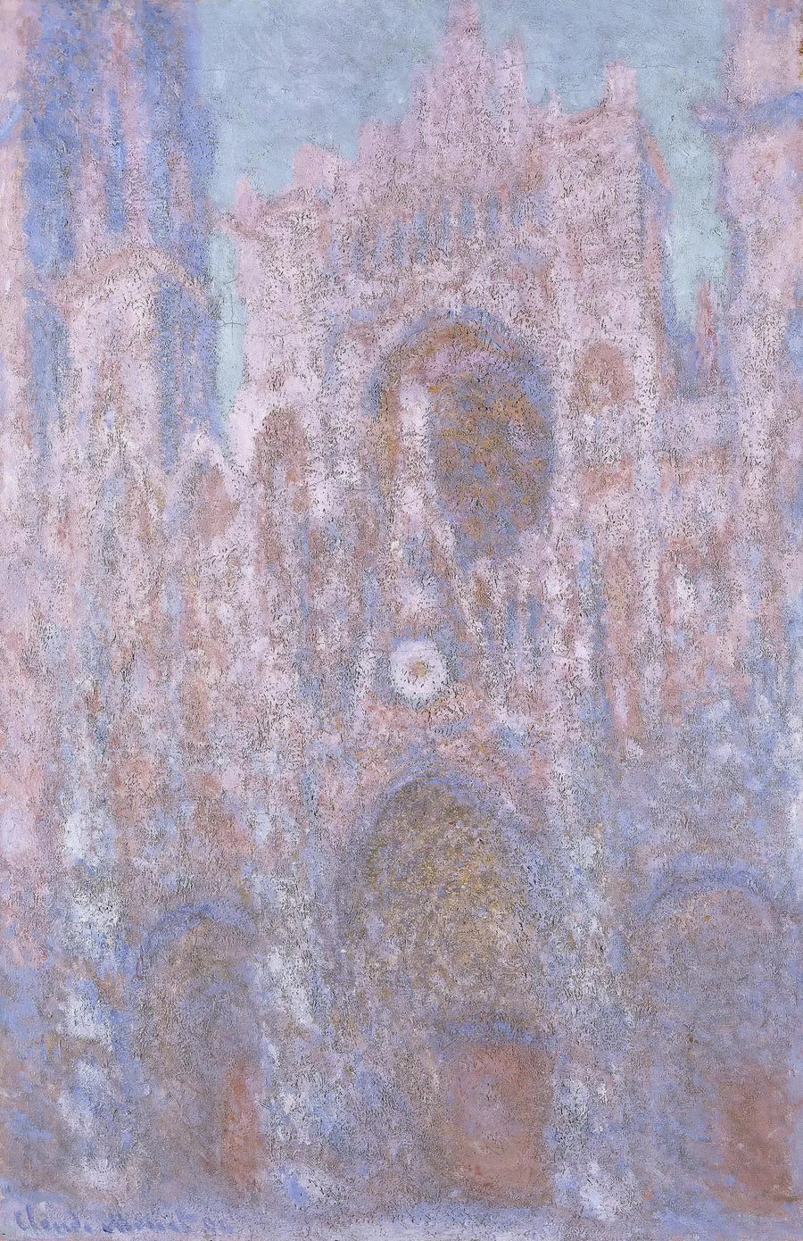 קתדרלת רואן, סימפוניה באפור וורוד - Claude Monet