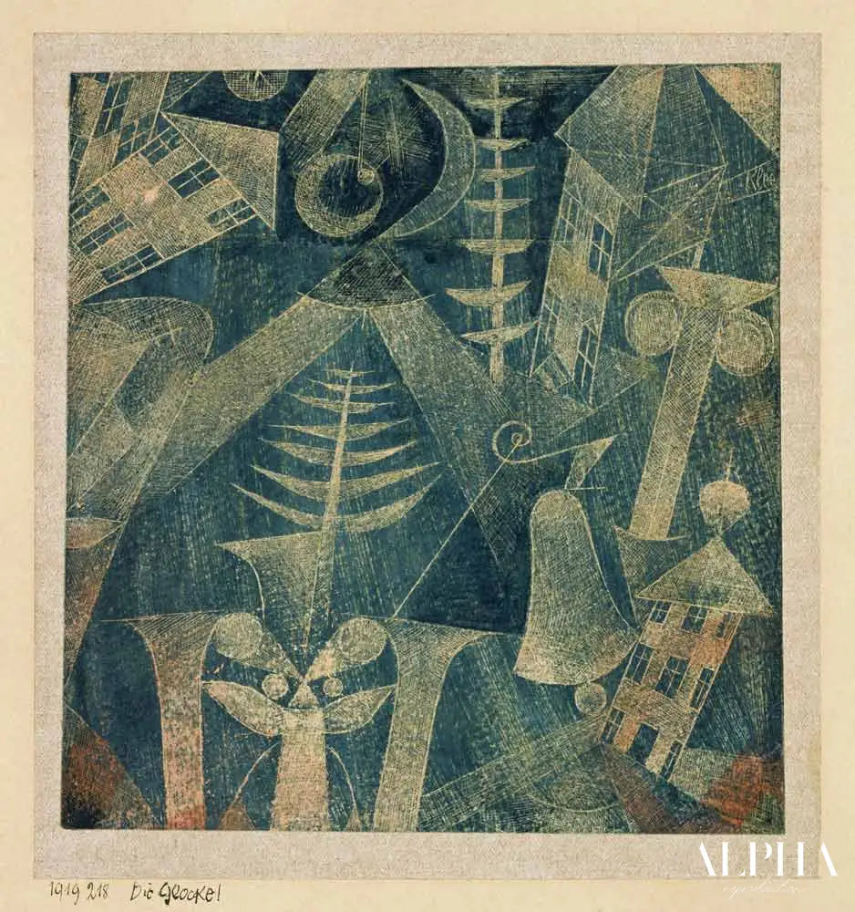 La cloche ! - Paul Klee - Reproductions de tableaux et peintures haut de gamme