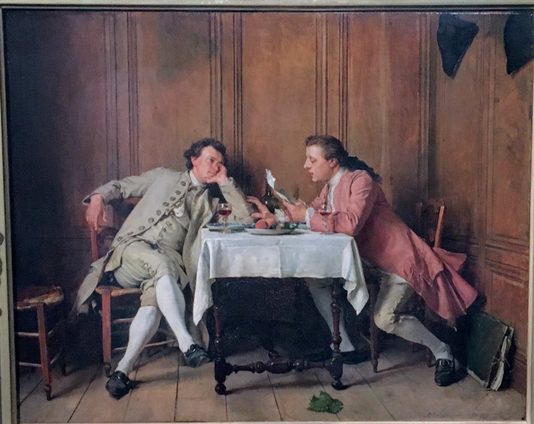 La Confiance, époque de Louis XV - Ernest Meissonier image 1 reproduction de peinture à l’huile