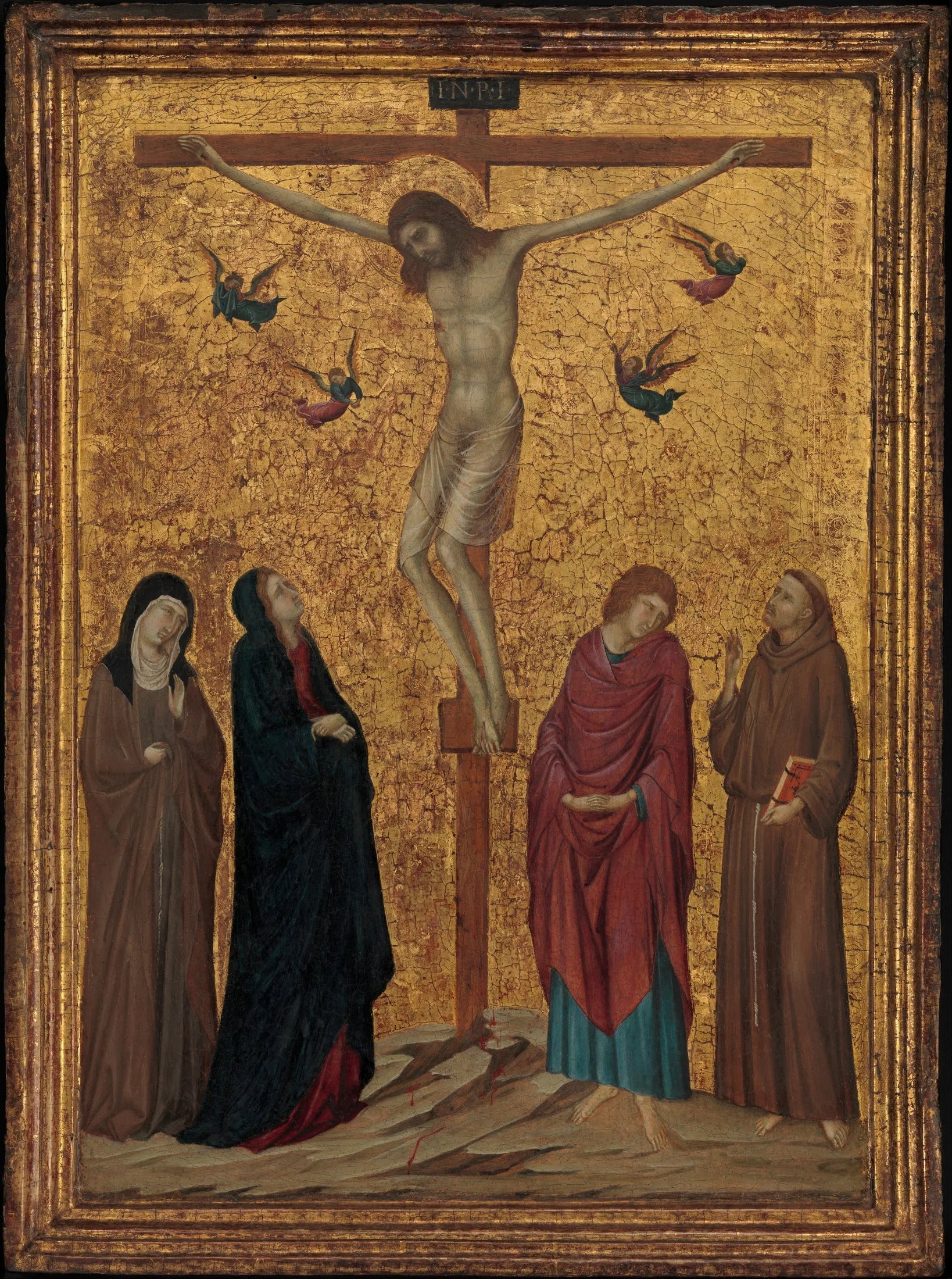 La Crucifixion - Ugolino di Nerio image 1 reproduction artisanale de tableau