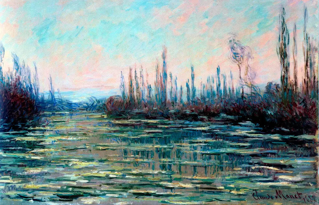 Reproduction du tableau « La Débâcle - Claude Monet » par Alpha Reproduction en peinture à l’huile