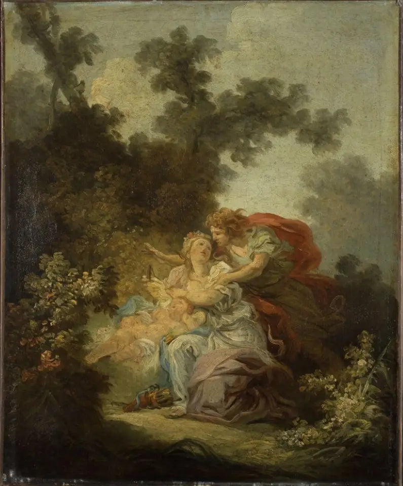 La défense de l’Amour - Jean-Honoré Fragonard - Alpha Reproduction