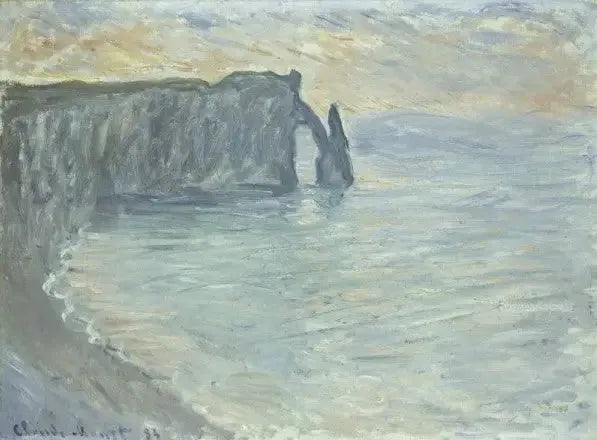 הצוק של אבאל עם הדלת והמחט - קלוד מונה