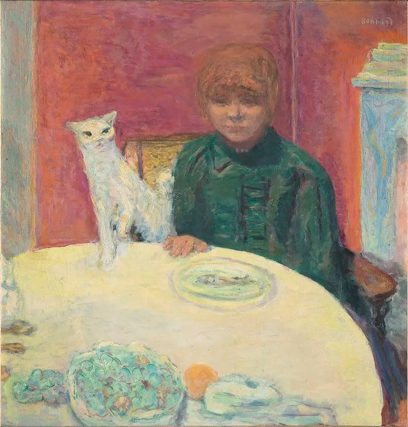 האישה עם החתול - פייר בונאר