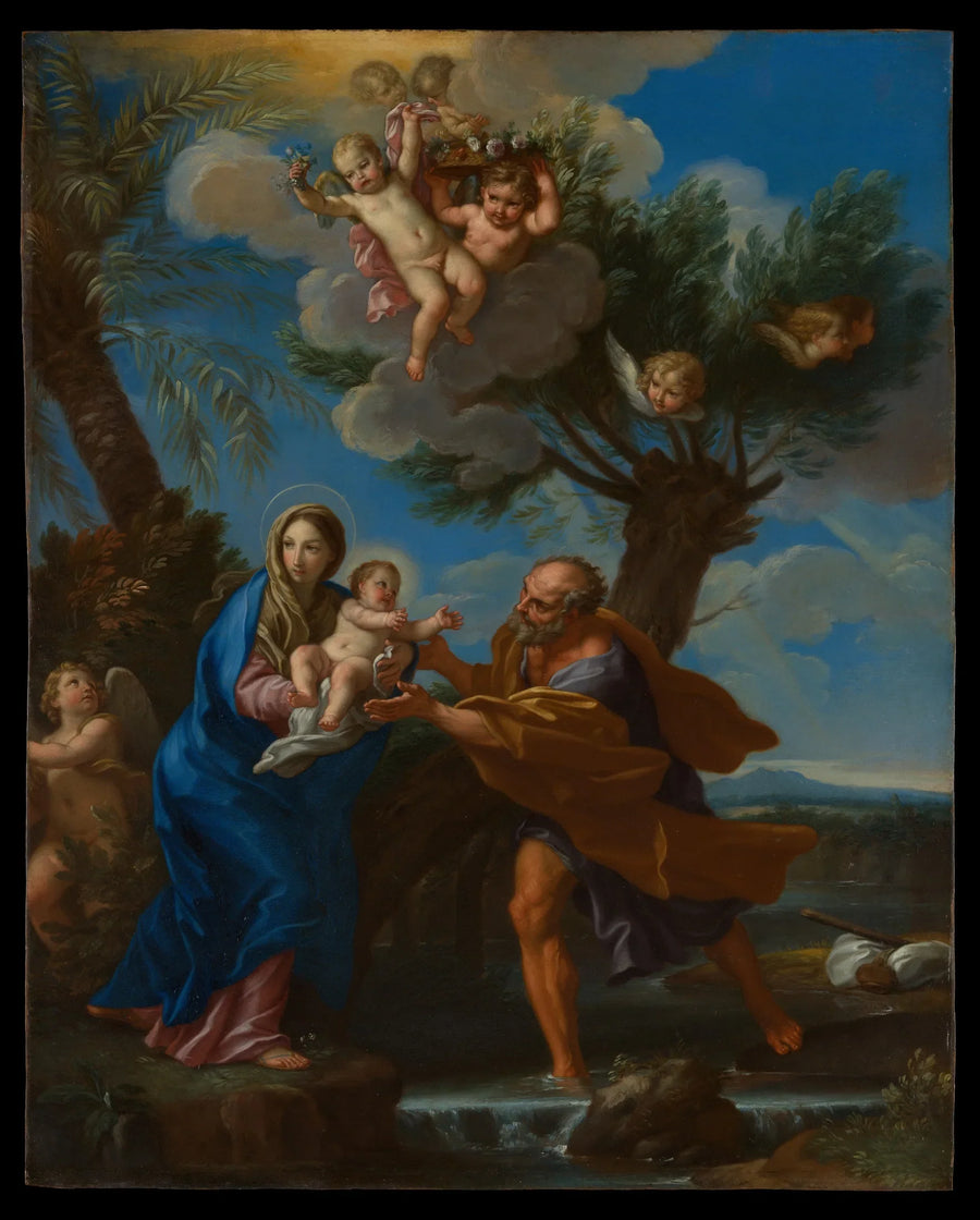 La fuite en Égypte - Carlo Maratta