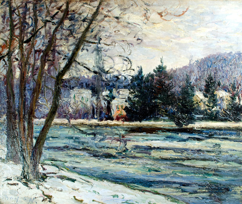 קרח, בריכת Ville d'Avray - Maxime Maufra