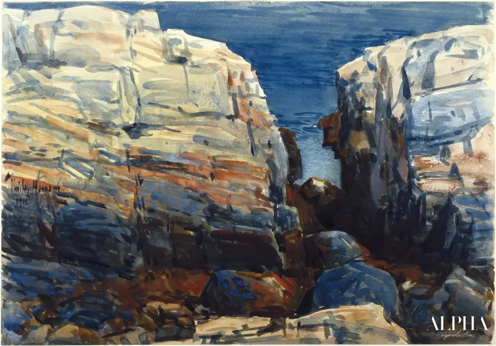 La Gorge, Appledore - Childe Hassam - Reproductions de tableaux et peintures haut de gamme