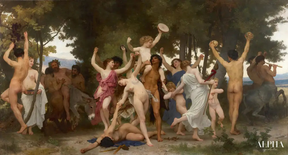 La Jeunesse de Bacchus - William-Adolphe Bouguereau Reproductions de tableaux à la peinture à l’huile