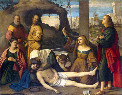 La lamentation sur le corps du Christ mort - Marco Basaiti - Alpha Reproduction