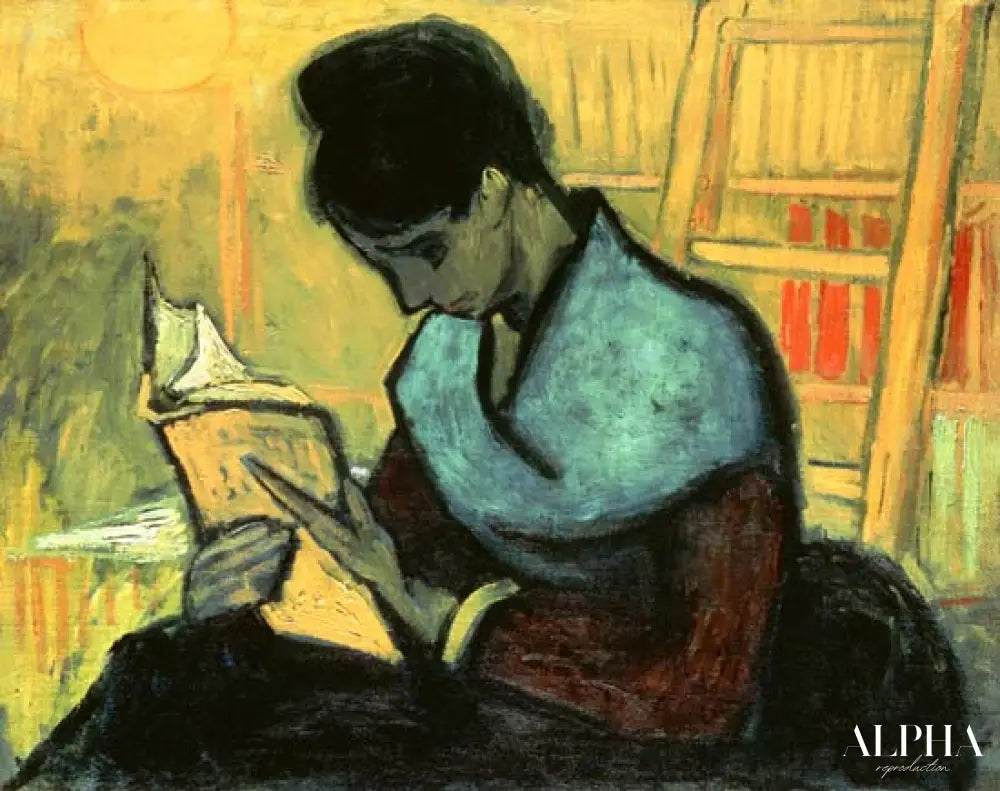 La lectrice de roman - Van Gogh - Reproductions de tableaux et peintures haut de gamme