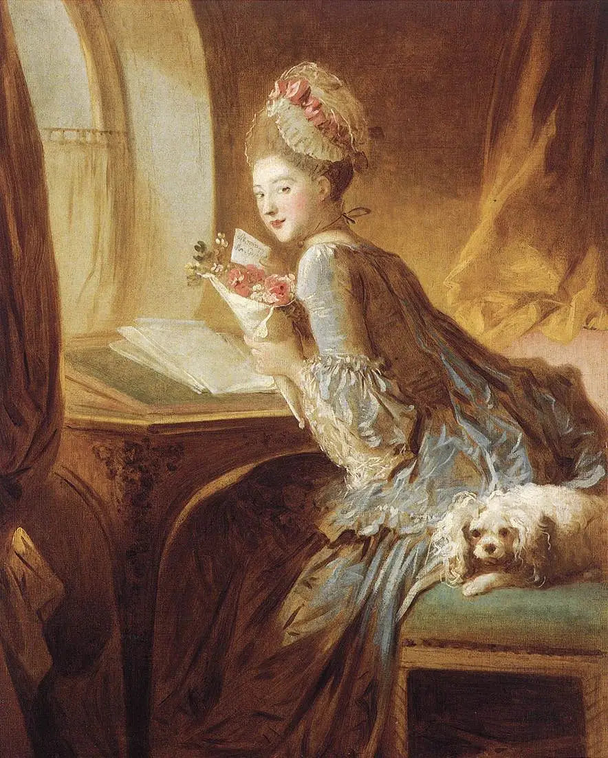 La Lettre d’amour - Jean-Honoré Fragonard - Alpha Reproduction