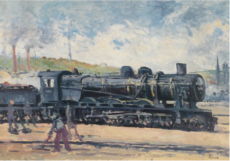 הרכבת, סביבה של שרלרוי - מקסימיליאן לוס
