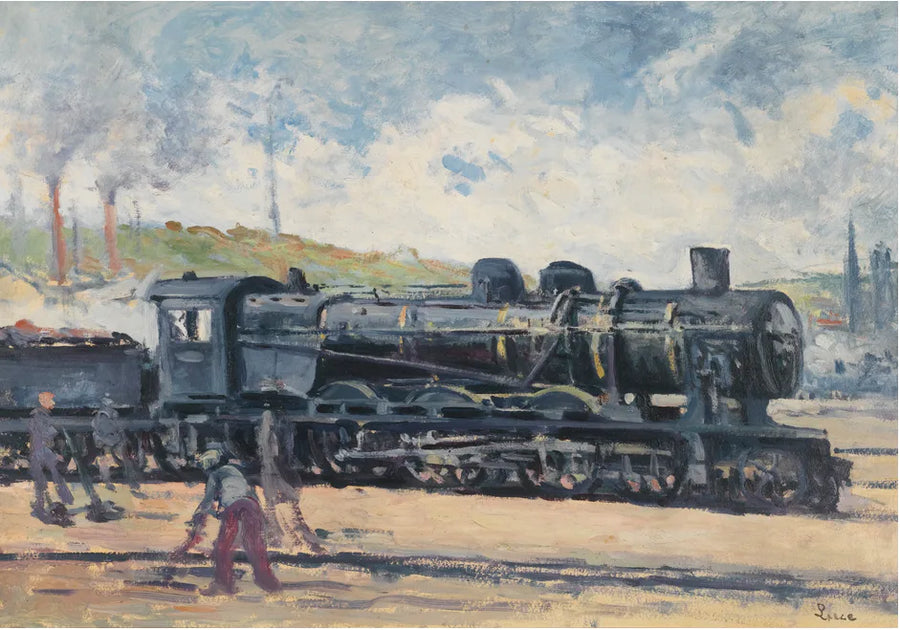 הרכבת, סביבה של שרלרוי - מקסימיליאן לוס
