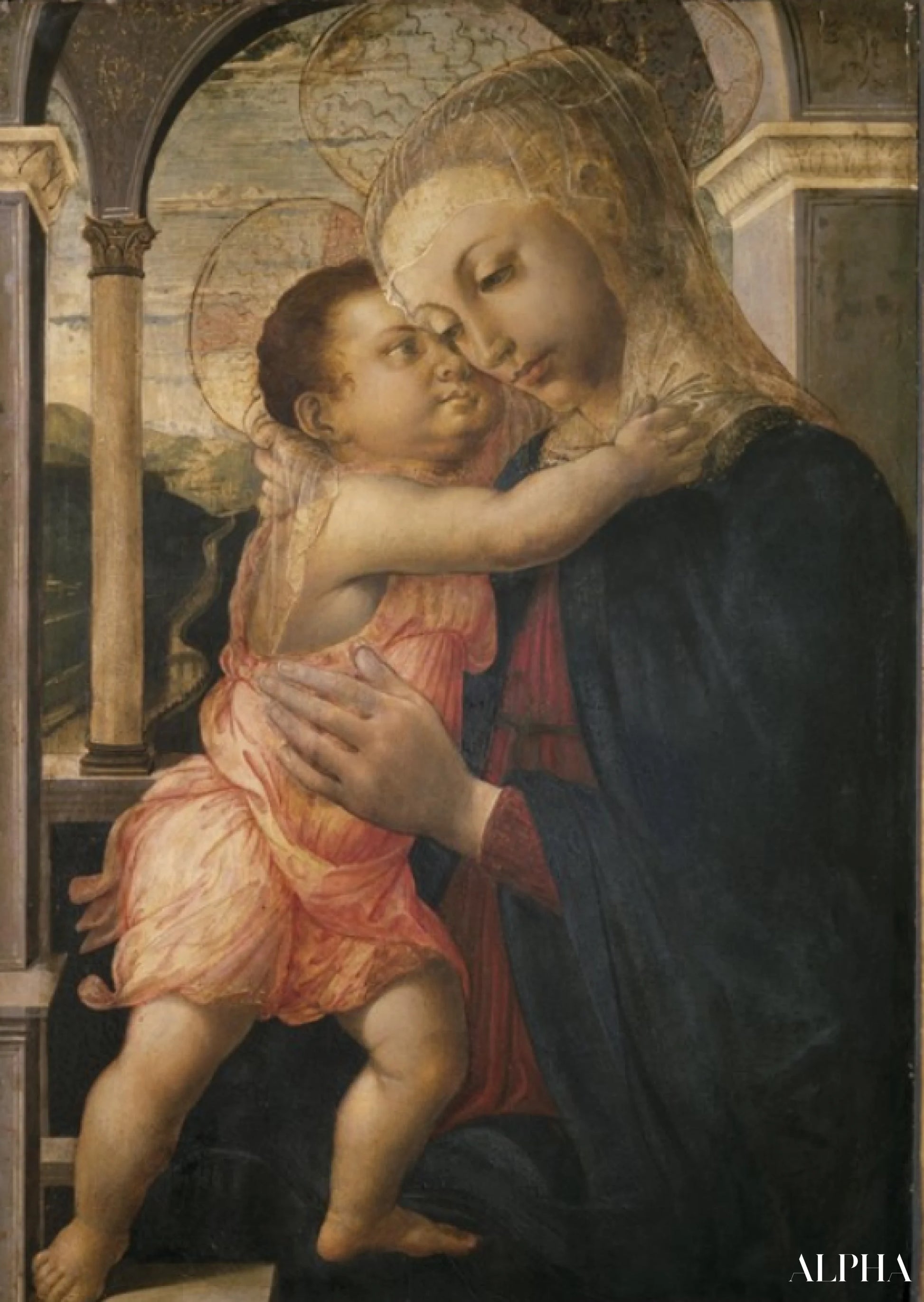 La Madone et l'enfant - Sandro Botticelli - Reproductions de tableaux et peintures haut de gamme