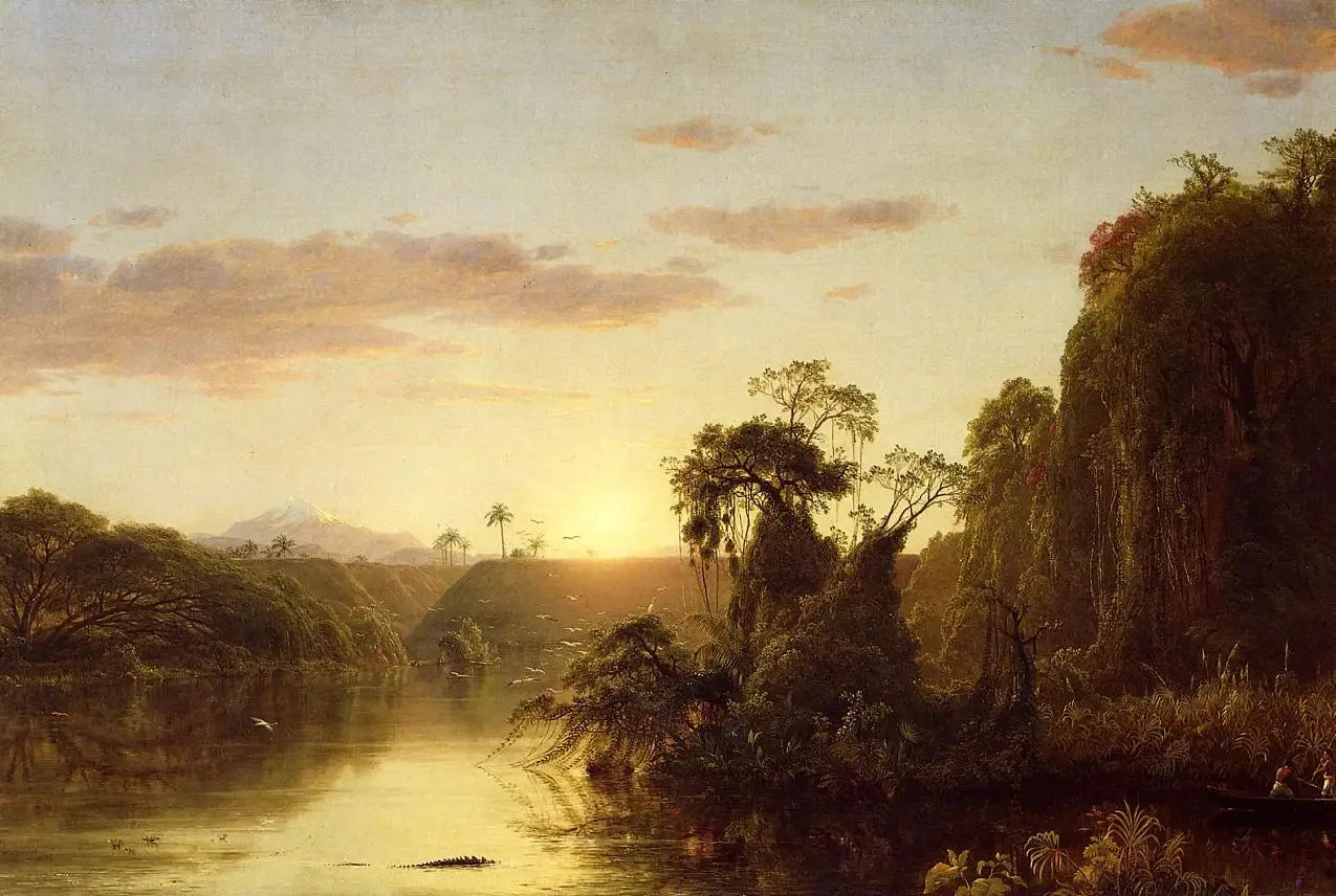 La Magdalena - Frederic Edwin Church image 1 reproduction de peinture à l’huile