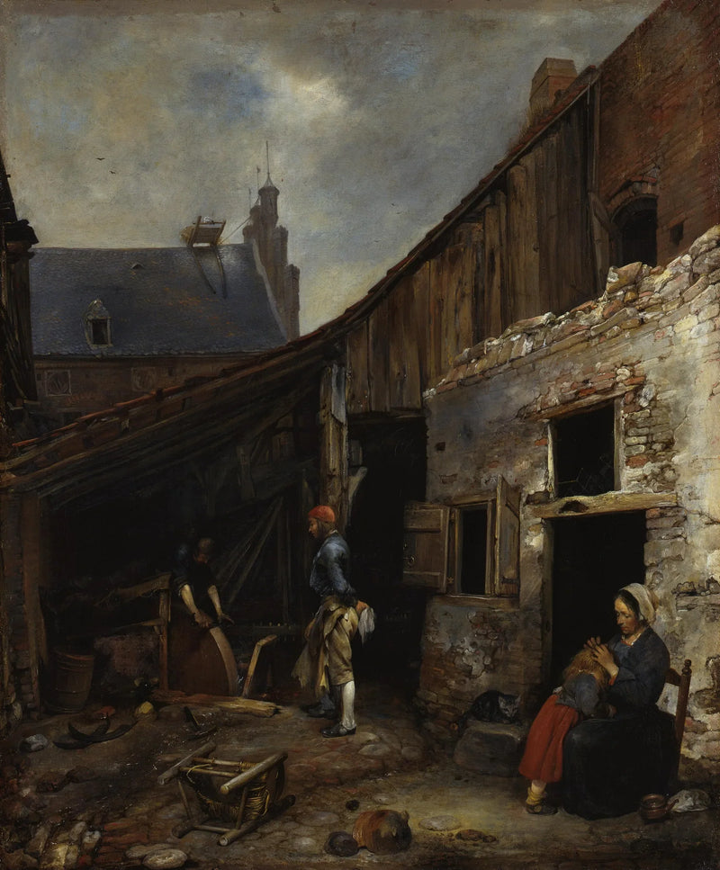 La Maison du rémouleur - Gerard ter Borch