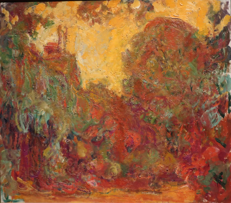 הבית הנראה מגינת הוורדים - Claude Monet