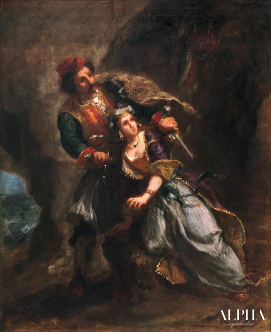 La mariée d'Abydos - Eugène Delacroix - Reproductions de tableaux et peintures haut de gamme