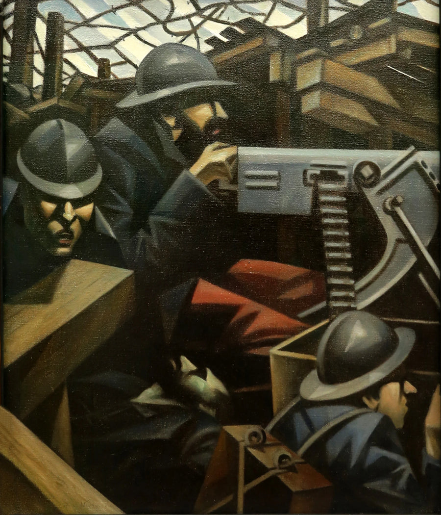 La Mitrailleuse, C. R. W. Nevinson