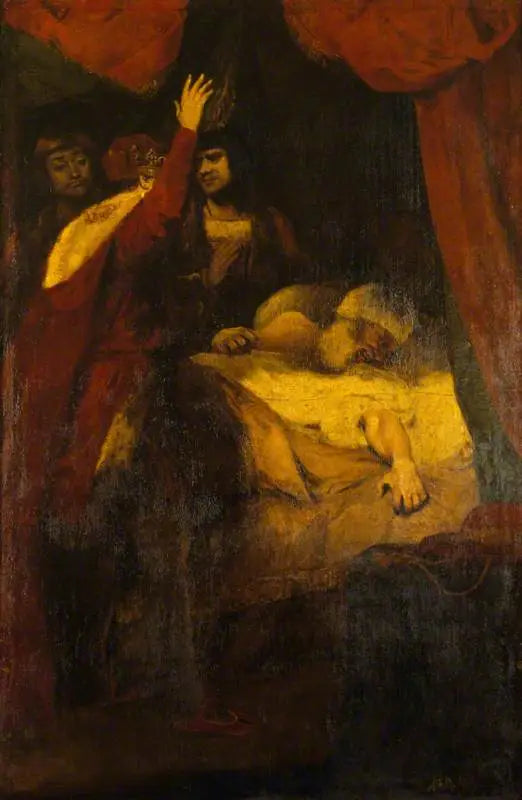 מותו של הקרדינל בופור (1377-1447) (קטע מ-הנרי השישי של ויליאם שייקספיר, חלק II, פרק III, סצנה III) - יהושע ריינולדס