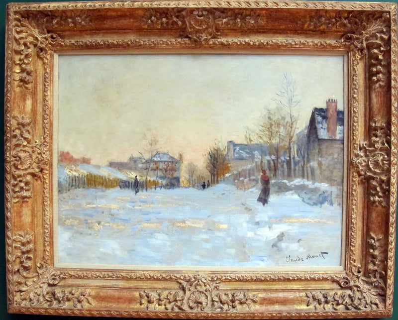 שלג בארז'נטיי - קלוד מונה