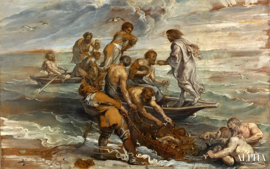 La pêche miraculeuse - Peter Paul Rubens - Reproductions de tableaux et peintures haut de gamme