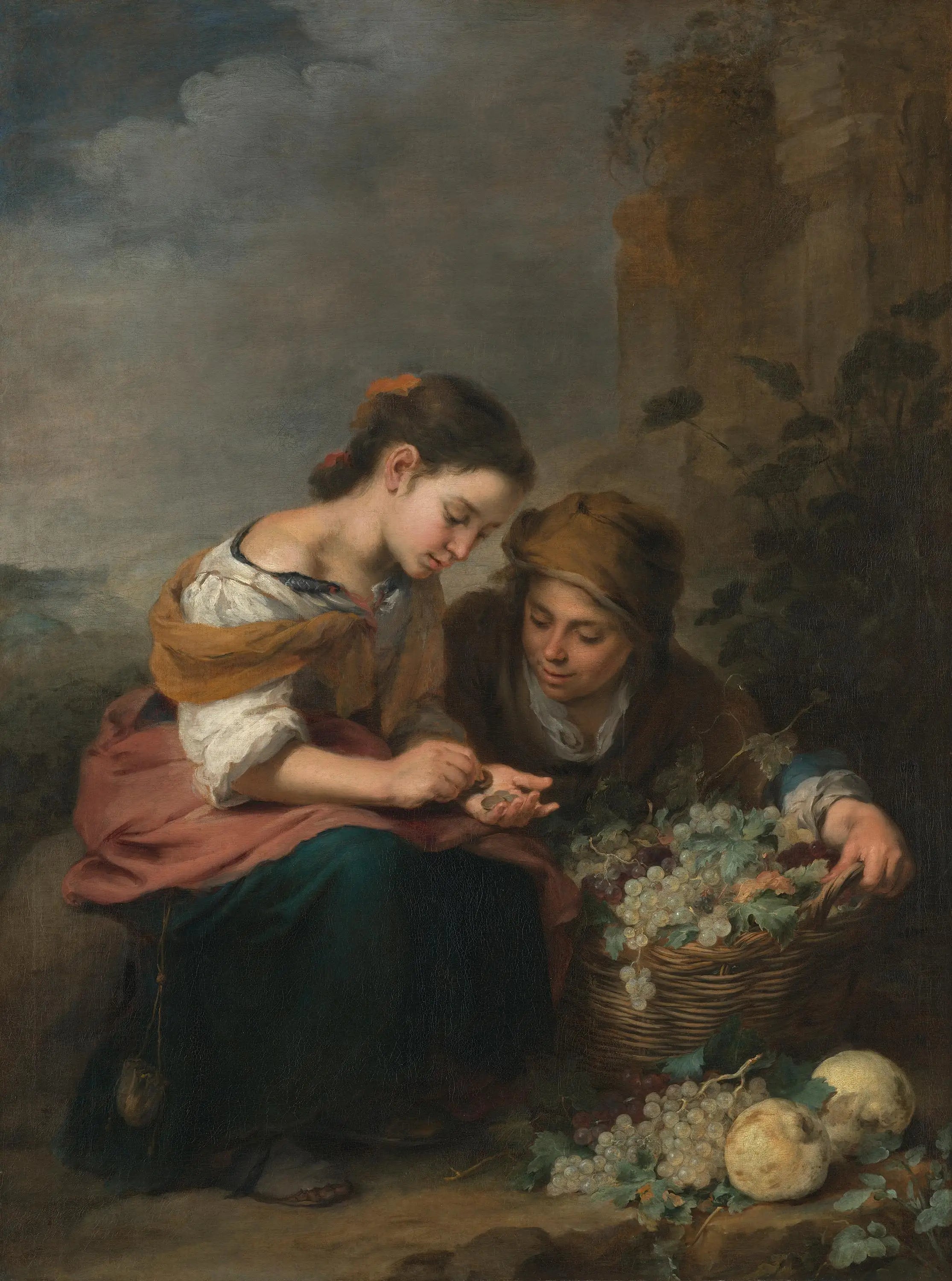 La petite marchande de fruits - Bartolomé Esteban Murillo - Alpha Reproduction