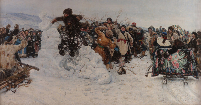 La Prise de la forteresse de neige - Vassili Sourikov