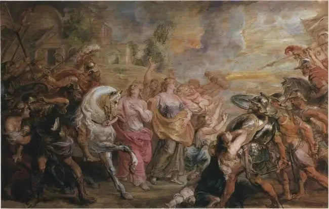 פיוס הרומאים והסבינים, 1639-1640 - פיטר פול רובנס