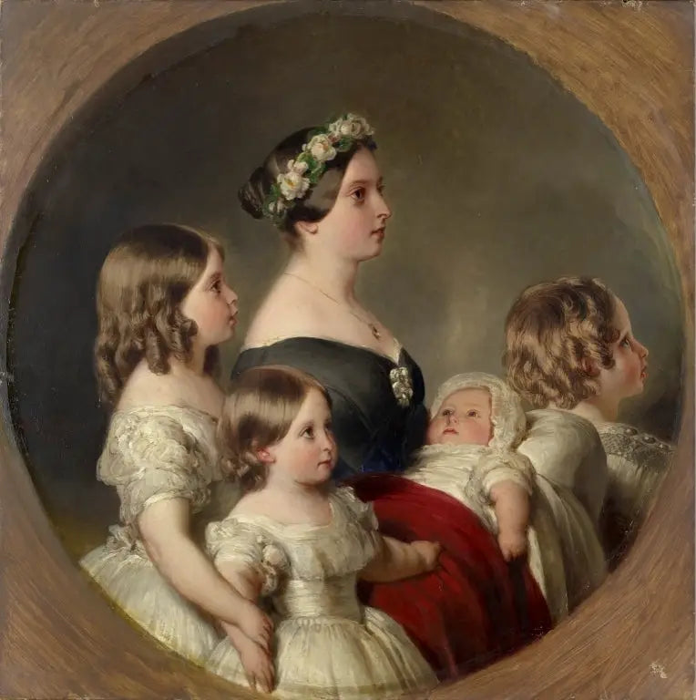 המלכה ויקטוריה (1819-1901) עם ארבעת ילדיה הבכורים - פרנץ קסאוור וינטרהולטר