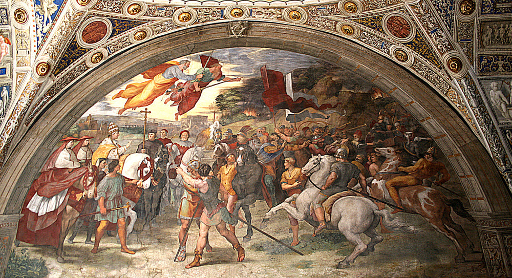 La Rencontre de Léon le Grand avec Attila - Raphaël Sanzio