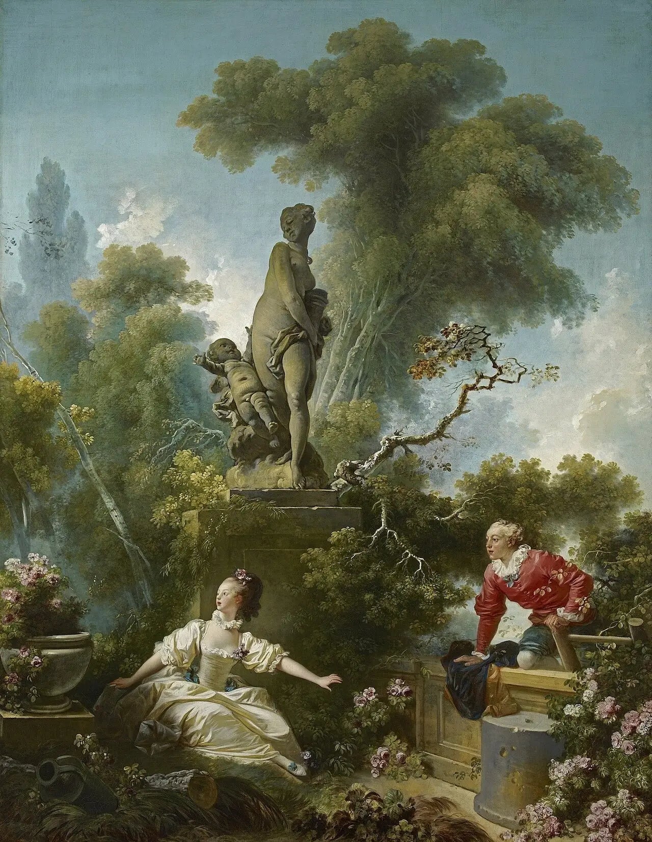 La Rencontre - Jean-Honoré Fragonard - Alpha Reproduction