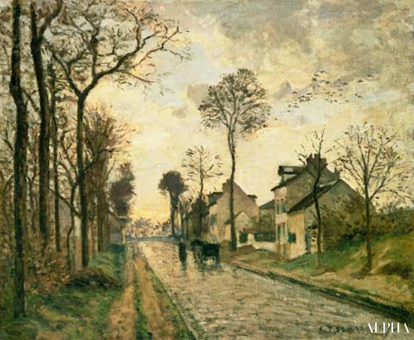 La route de Louveciennes - Edouard Manet - Reproductions de tableaux et peintures haut de gamme