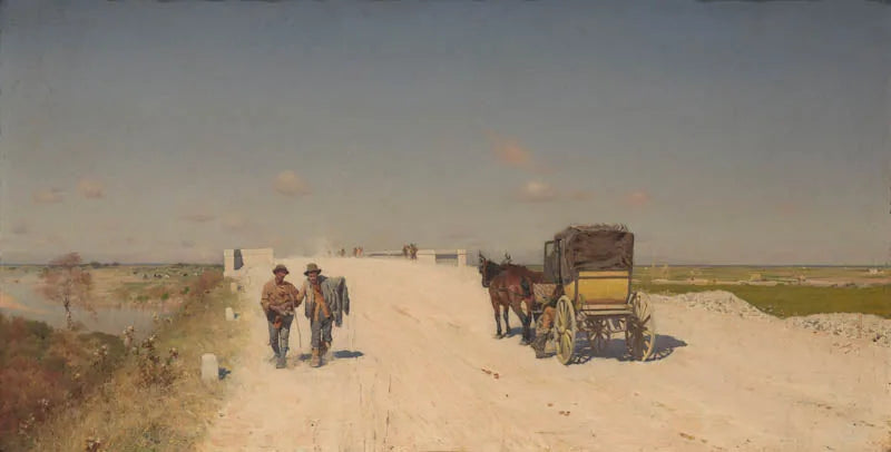 הדרך מנאפולי לברינדיזי - Giuseppe De Nittis