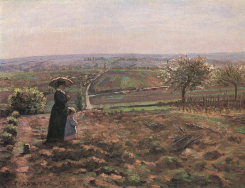 הדרך לרואן, הגבהות של האוטיל, פונטואיז - קמיל פיסארו