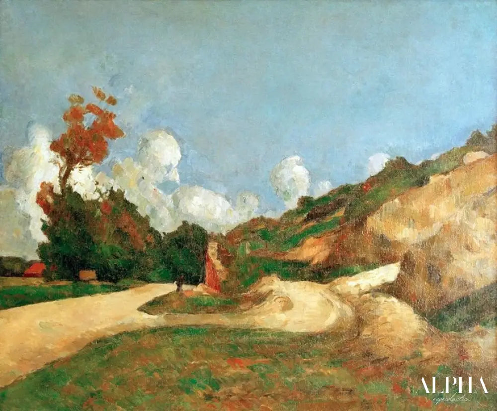 La Route - Paul Cézanne - Reproductions de tableaux et peintures haut de gamme